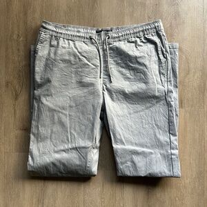 MBX Men's Slim Fit Chino Pants - Silver - Size XL
